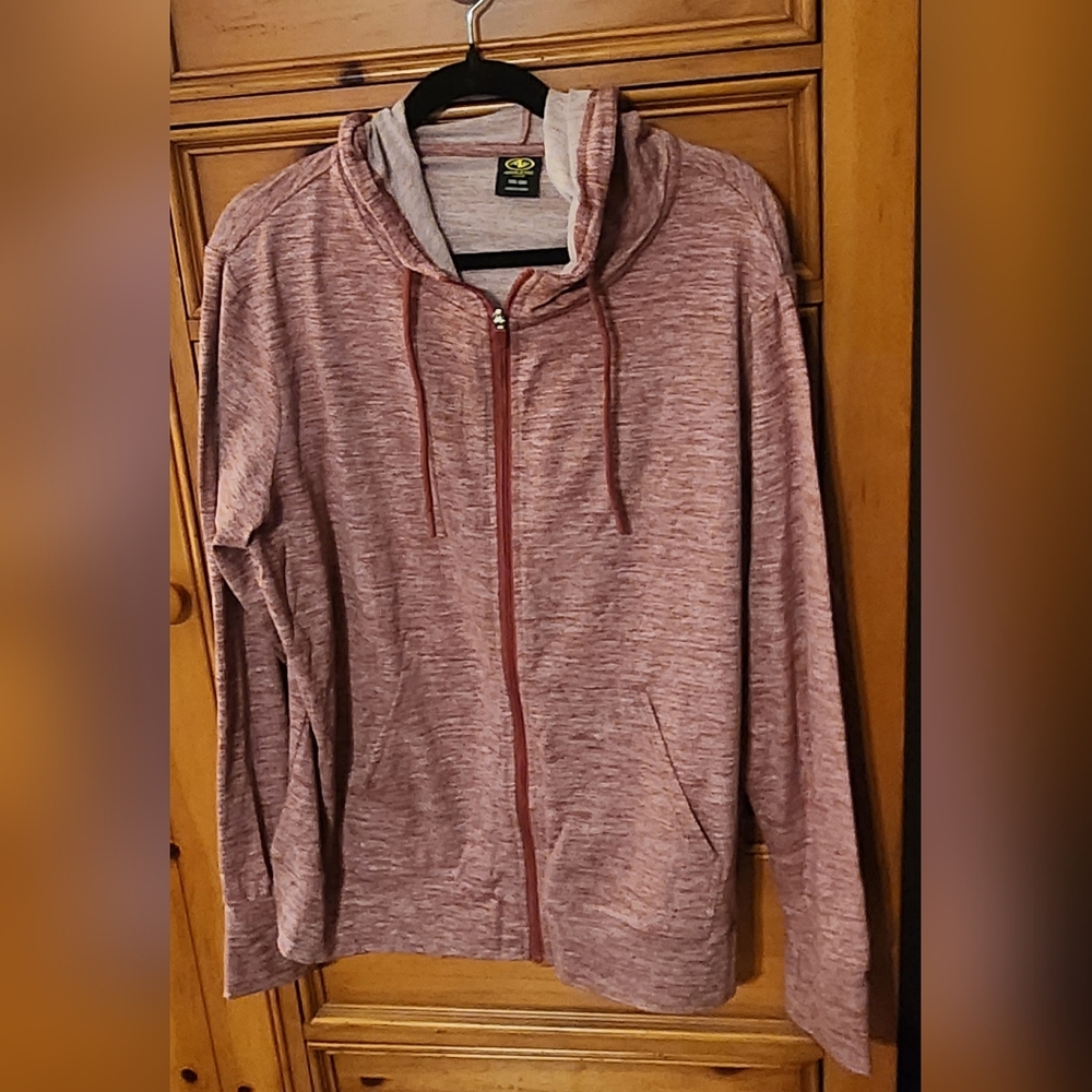 ATHLETIC WORKS Plus Size   Hot Pink Hoodie